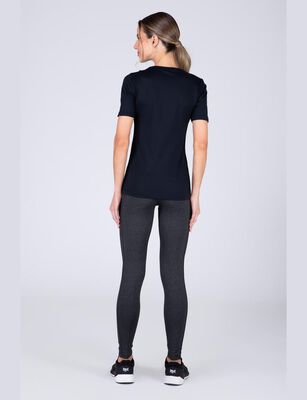 Imagen 2 del producto Polera Fitness Manga Corta Mujer Everlast Negro, Rojo