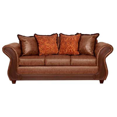 Sofá Black Factory Palermo 3 Cuerpos Terracota