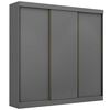 Closet Di Poretti Design Ambar 3 Puertas 8 Cajones Gris
