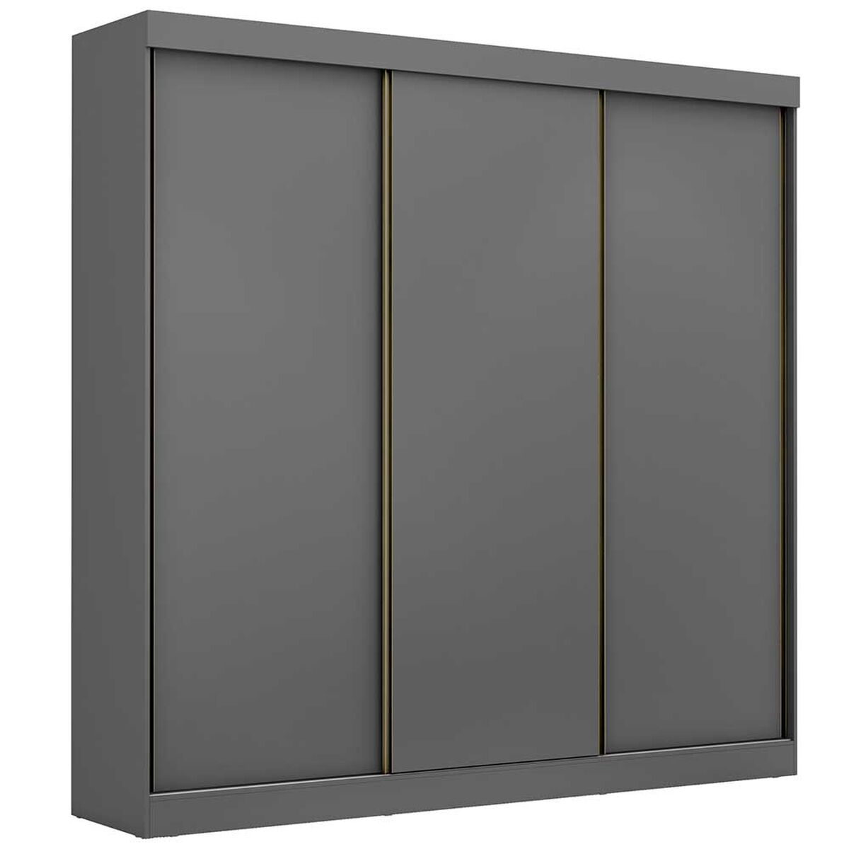 Closet Di Poretti Design Ambar 3 Puertas 8 Cajones Gris