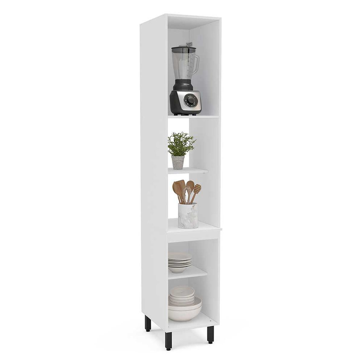 Despensa de Cocina delta Vekkahome 2 Puertas Blanca