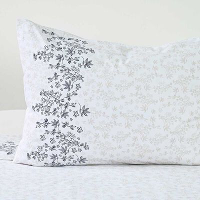 Imagen 2 del producto Juego de Sábanas Cannon 1,5 Plazas Pramini 200 Hilos Blanco