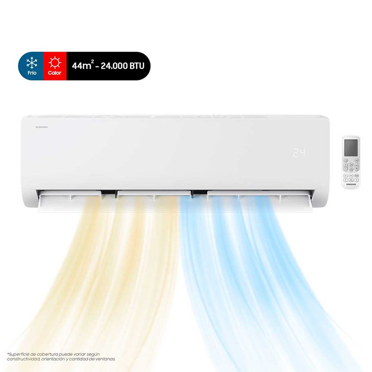 Aire Acondicionado Samsung AR40F24C0AM/ZS 24000 Btu