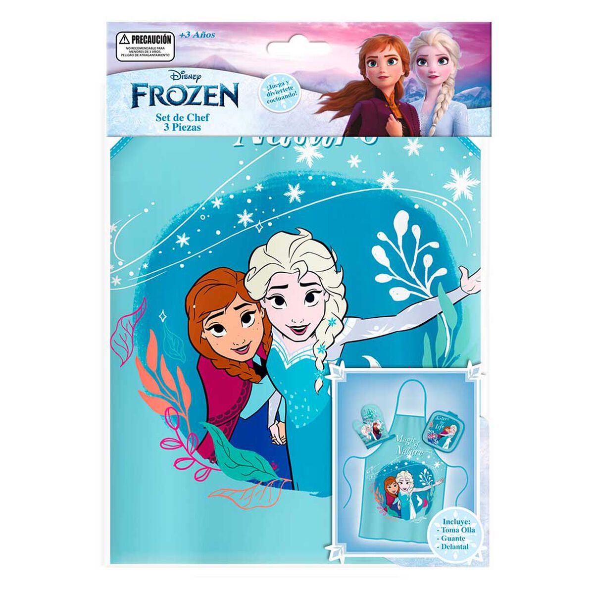Set de Chef 3 Piezas Frozen Disney