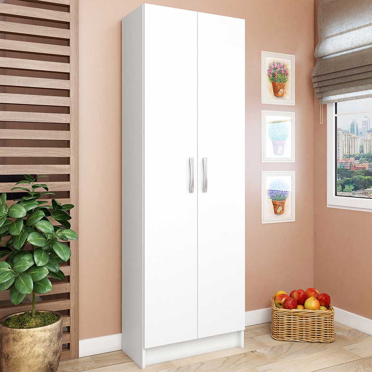 Despensa Vekkahome 2 Puertas Blanco