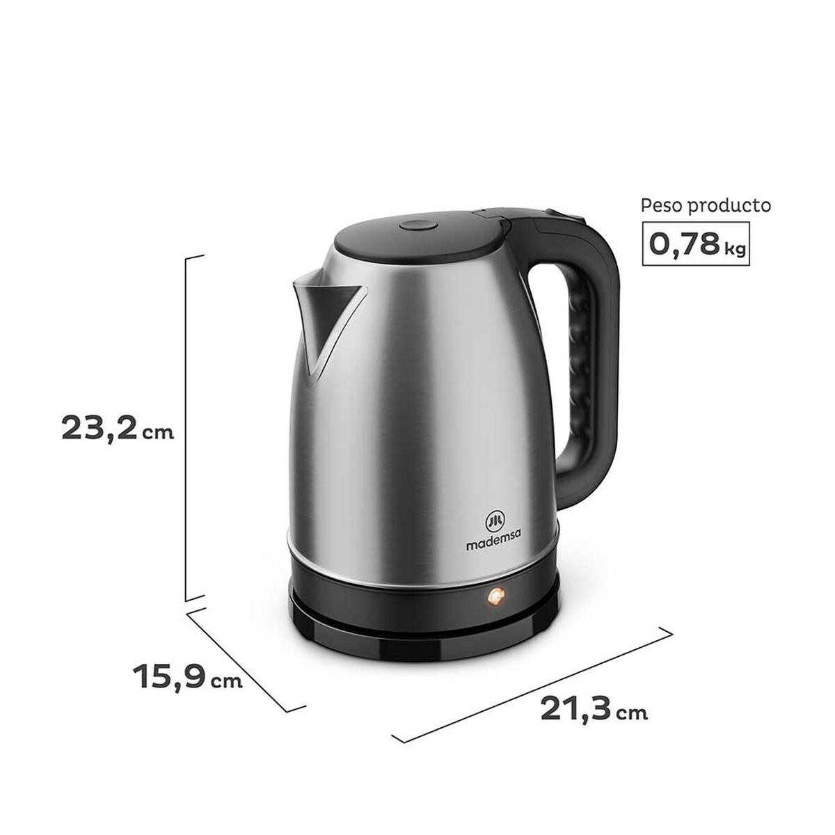 Hervidor Eléctrico Mademsa MEK10 1,8 lts.
