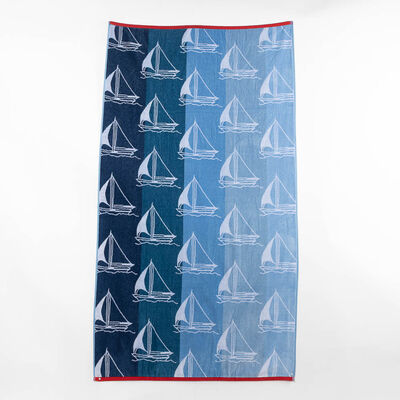 Toalla de Playa Jacquard Casanova Navy