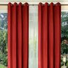 Combo Cortinas Doral Tabatha 220 x 140 cm Rojo