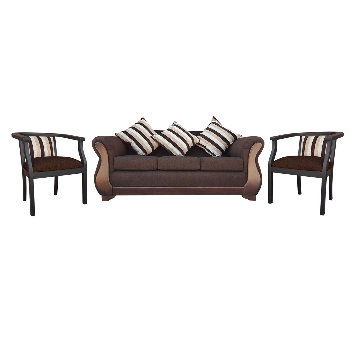 Juego de Living Cambe 3 Cuerpos + 2 Sitiales