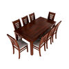 Juego de Comedor Muebles Hema Roma 8 Sillas Nogal