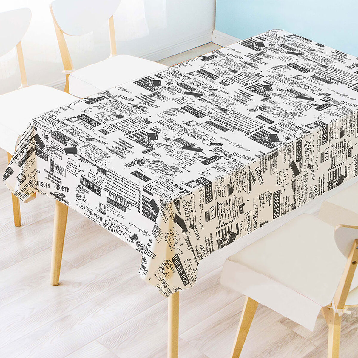 Mantel Rectangular Líneas