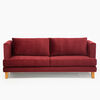 Juego de Living Barra Design Larisa Sofá 3 Cuerpos + Dos Sillones 1 Cuerpo Rojo