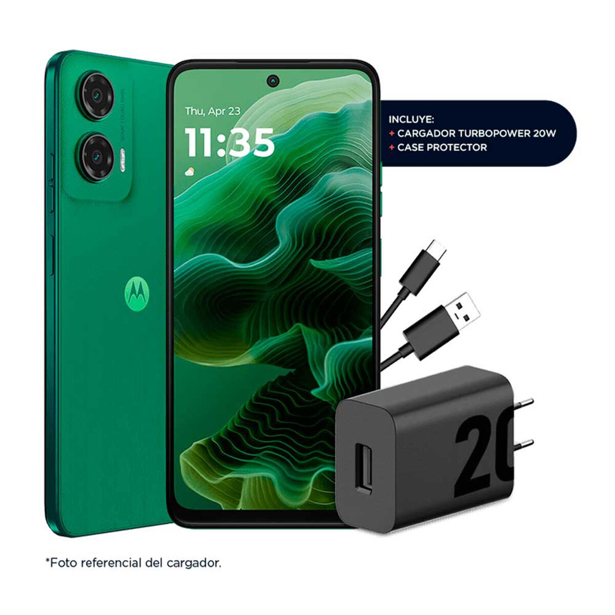 Celular Motorola Moto G35 5G 128GB 6,7" Verde Liberado