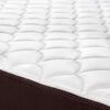 Cama Europea Rosen Base Dividida 2 Plazas Ergo T + 2 Veladores Tabor Caramelo