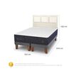 Cama Europea CIC Base Dividida 2 Plazas Grand Premium + Respaldo Torino Alpino
