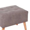Pouf Latam Home Niza Cuero Kentucky Gris