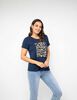 Polera Con Estampado Manga Corta Mujer Zibel