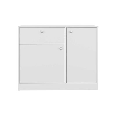 Imagen 2 del producto Comoda Praga 1 Cajon 2 Puertas Blanco 80X100X30,2 Cm