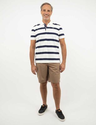 Imagen 2 del producto Polera Piqué Manga Corta Hombre Portman Club Blanco, Gris, Navy, Verde