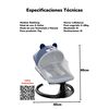 Mecedora Eléctrica Reclinable Bluetooth Lubabycas Rosada