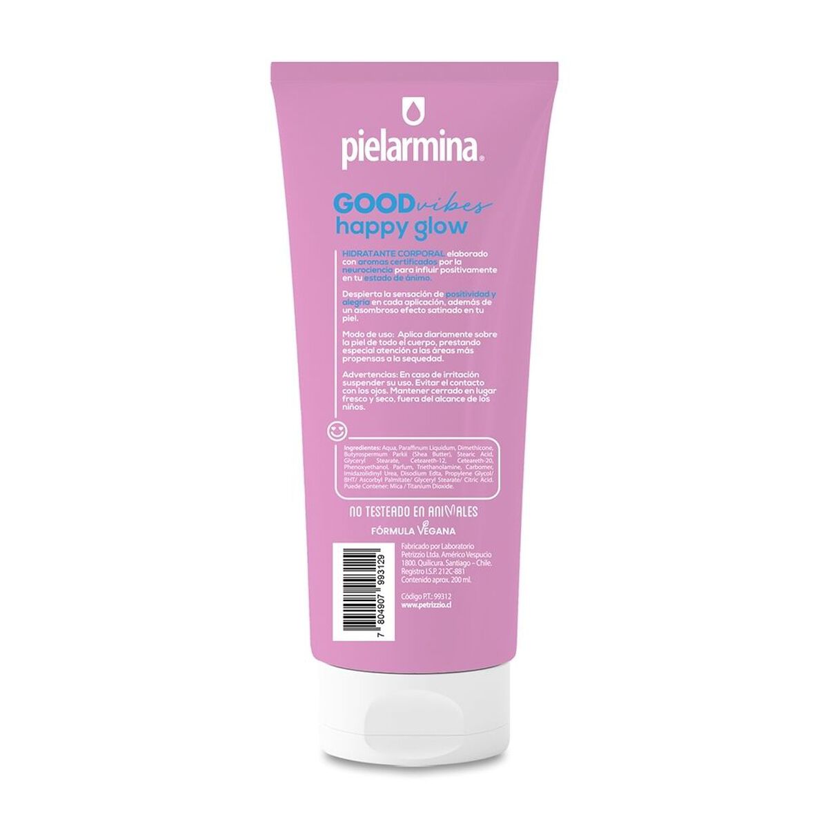 Crema de Cuerpo Good Vibes Happy Glow Pielarmina