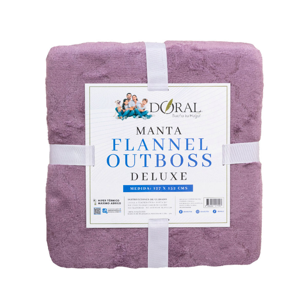 Manta Doral Flannel Outboss 127x152 cm D2