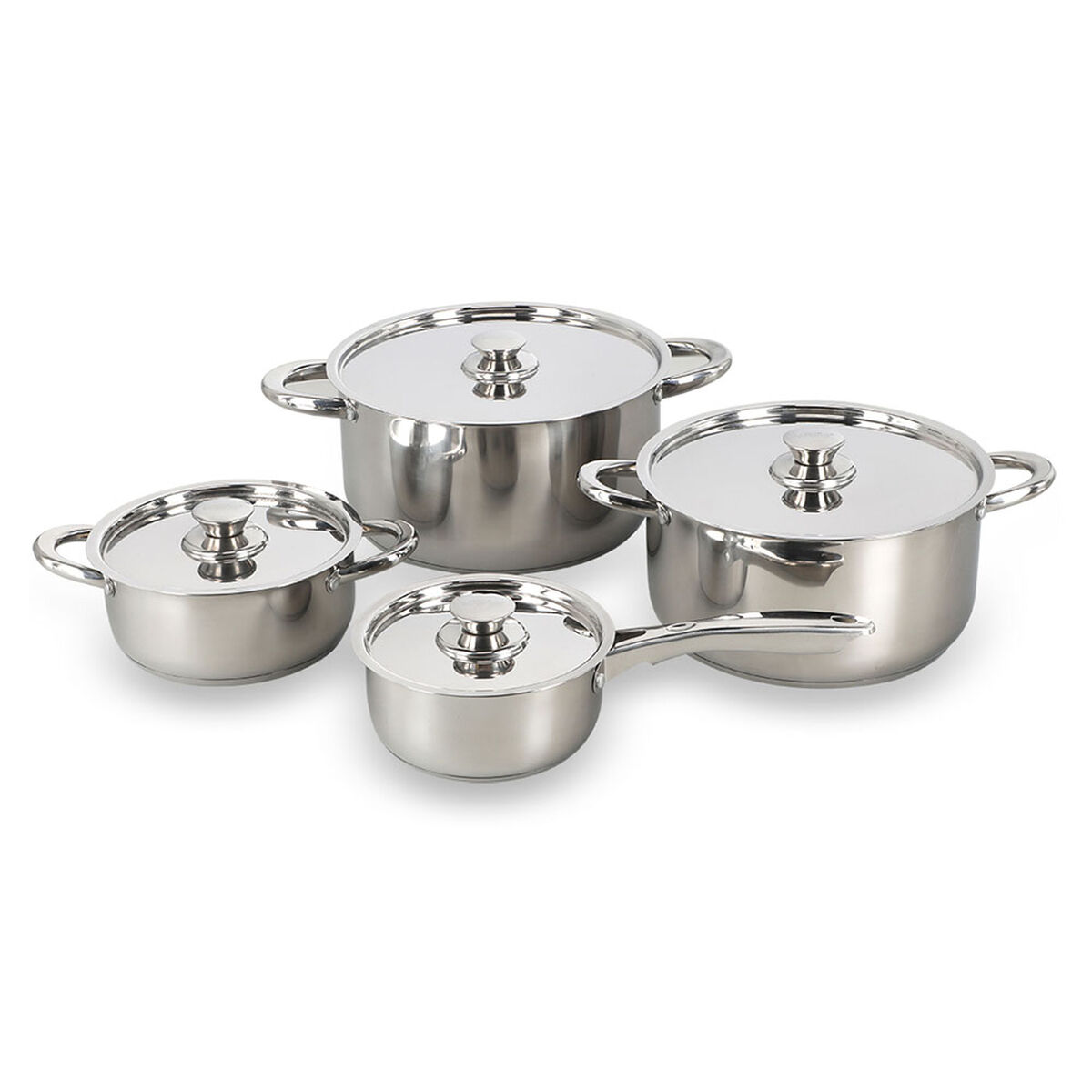 Batería de Cocina Acero Inoxidable Wens 8 Piezas
