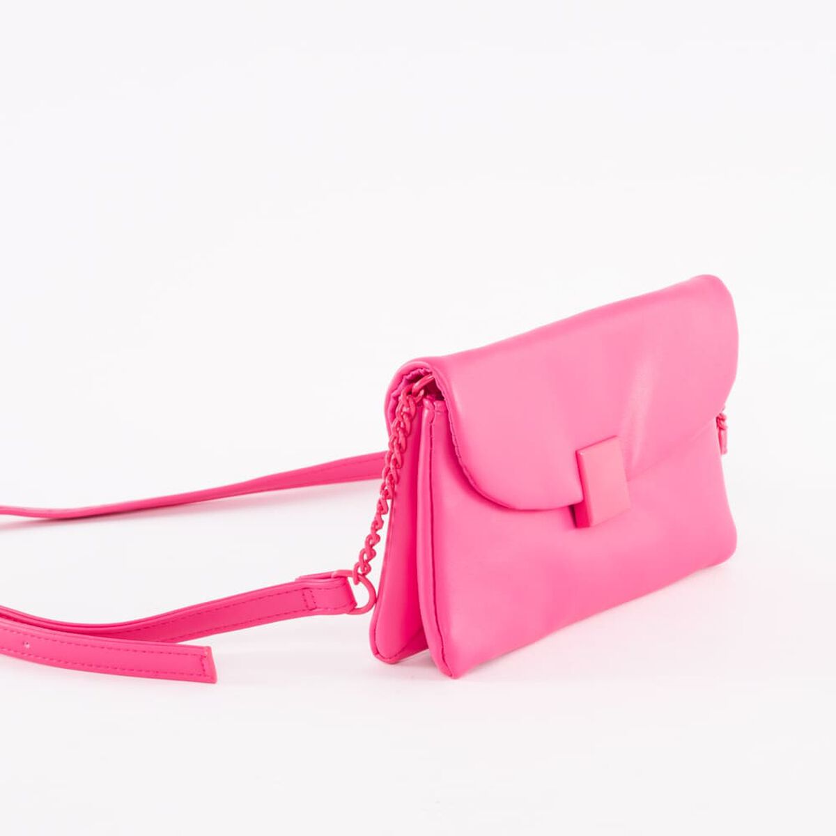Cartera Cross Bag Fucsia Eco Cuero Mujer Icono