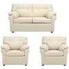 Juego de Living Muebles America Santa Fe Sofá 2 Cuerpos + Dos Sillones 1 Cuerpo Beige