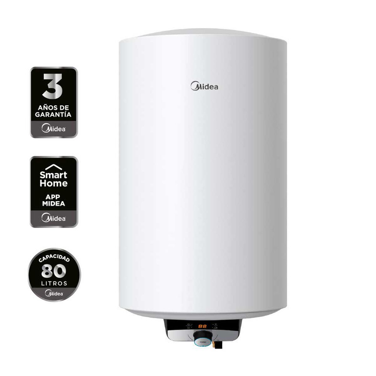 Termo Eléctrico Midea MWH80-15EFG[CL]W 80 lts