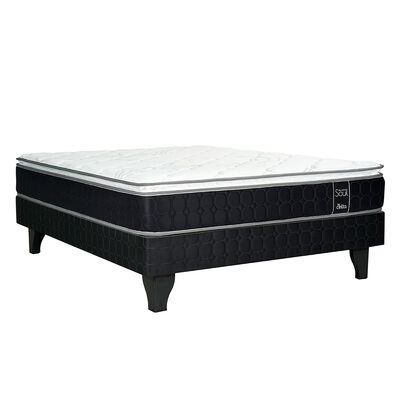 Cama Europea Celta 2 Plazas Black Soul