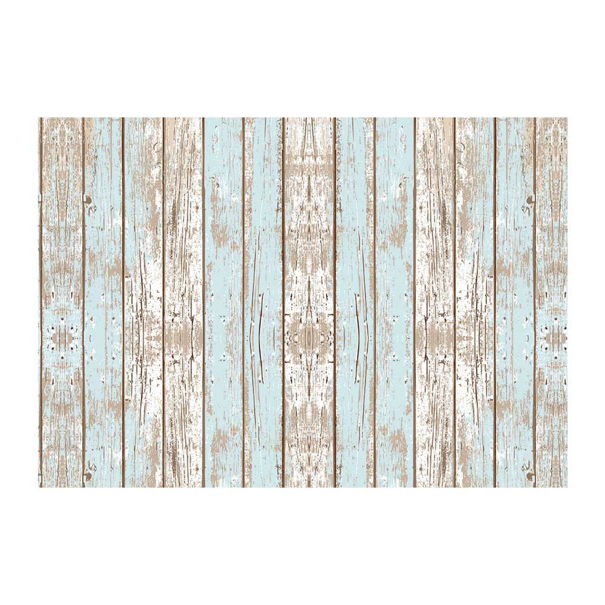 Alfombra Davanti Madera Vintage Azul 70 x100 Madera Vintage Azul