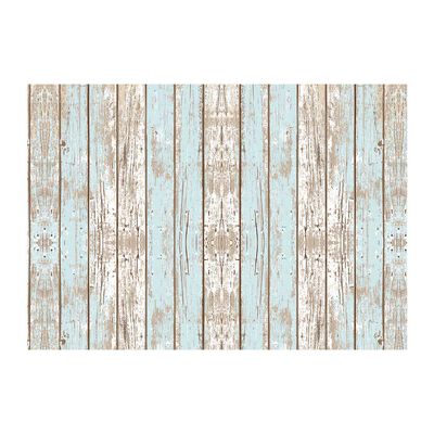 Alfombra Davanti Madera Vintage Azul 70 x100 Madera Vintage Azul