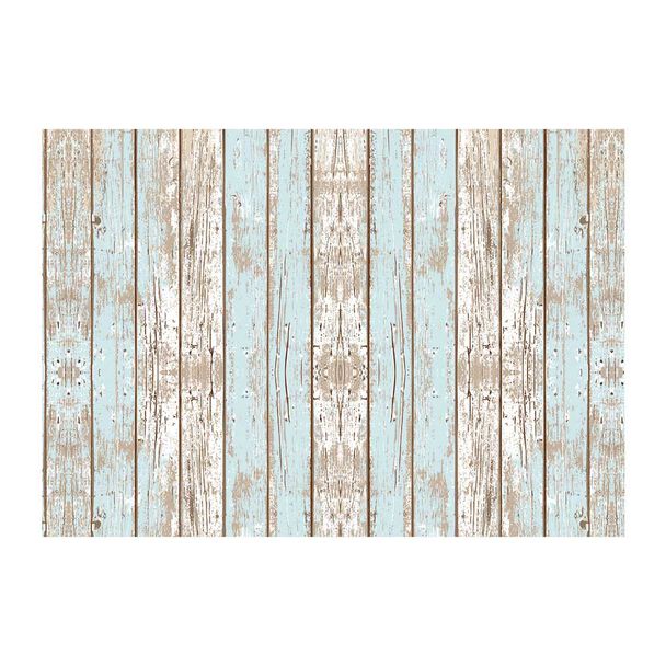 Alfombra Davanti Madera Vintage Azul 70 x100 Madera Vintage Azul
