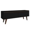 Rack TV Vekkahome Le Mans Hasta 55" Negro