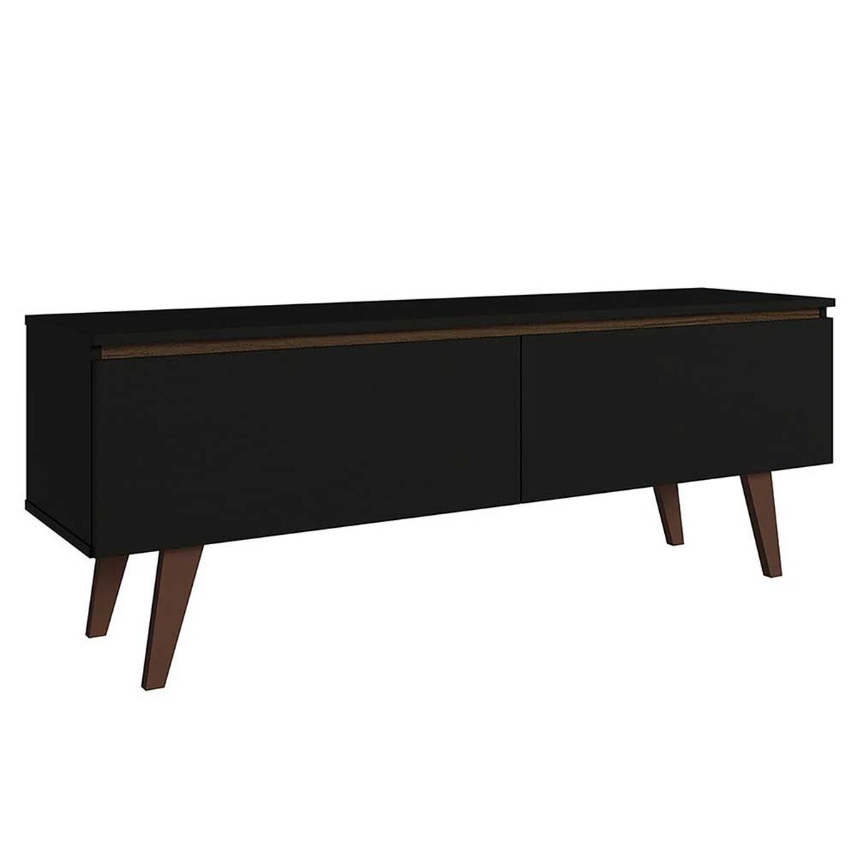 Rack TV Vekkahome Le Mans Hasta 55" Negro