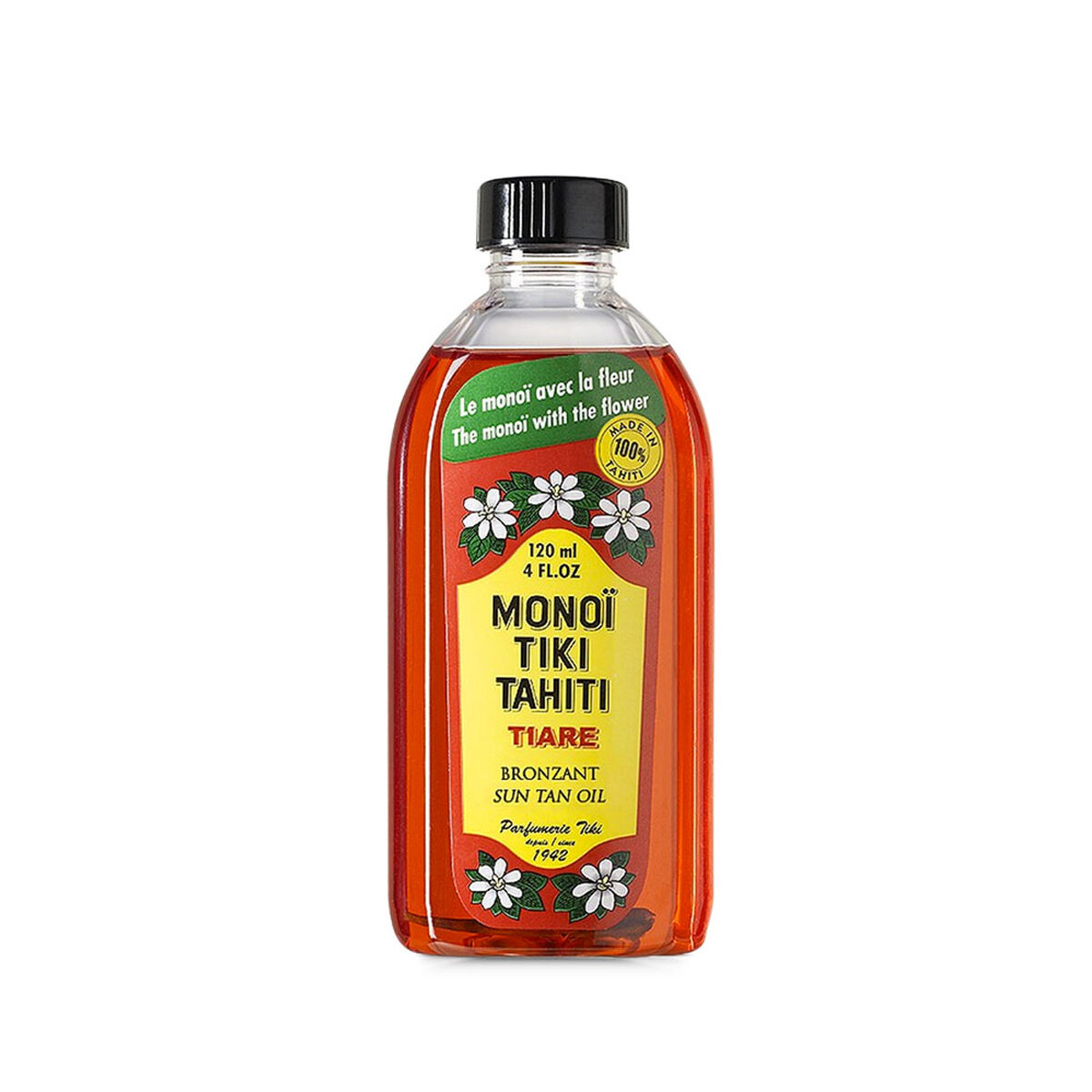 Bronceador SPF3 Monoi Tiki Tahiti Tiare 120 ml