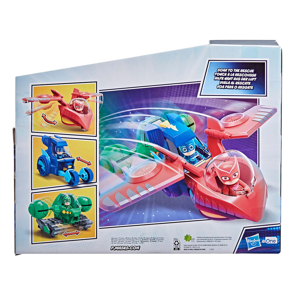 Figura Pj Masks Jet Combinado 3 en 1