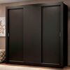 Closet Vekkahome Monaco 3 Puertas Negro