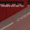 Alfombra Frize Carved D5 80X120 Cm Rojo