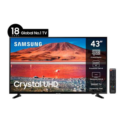 LED 43" Samsung TU7090 Smart TV Crystal UHD 4K