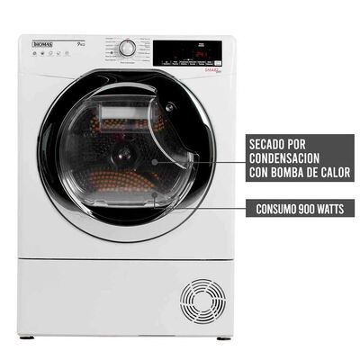 Imagen 2 del producto Secadora de Ropa Thomas TH-D9KCBC 9 kg. Condensación con Bomba Calor