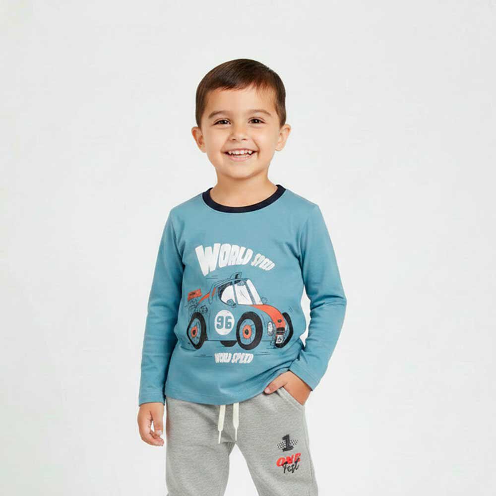 Polera Manga Larga de Algodón Bebé Chess Baby
