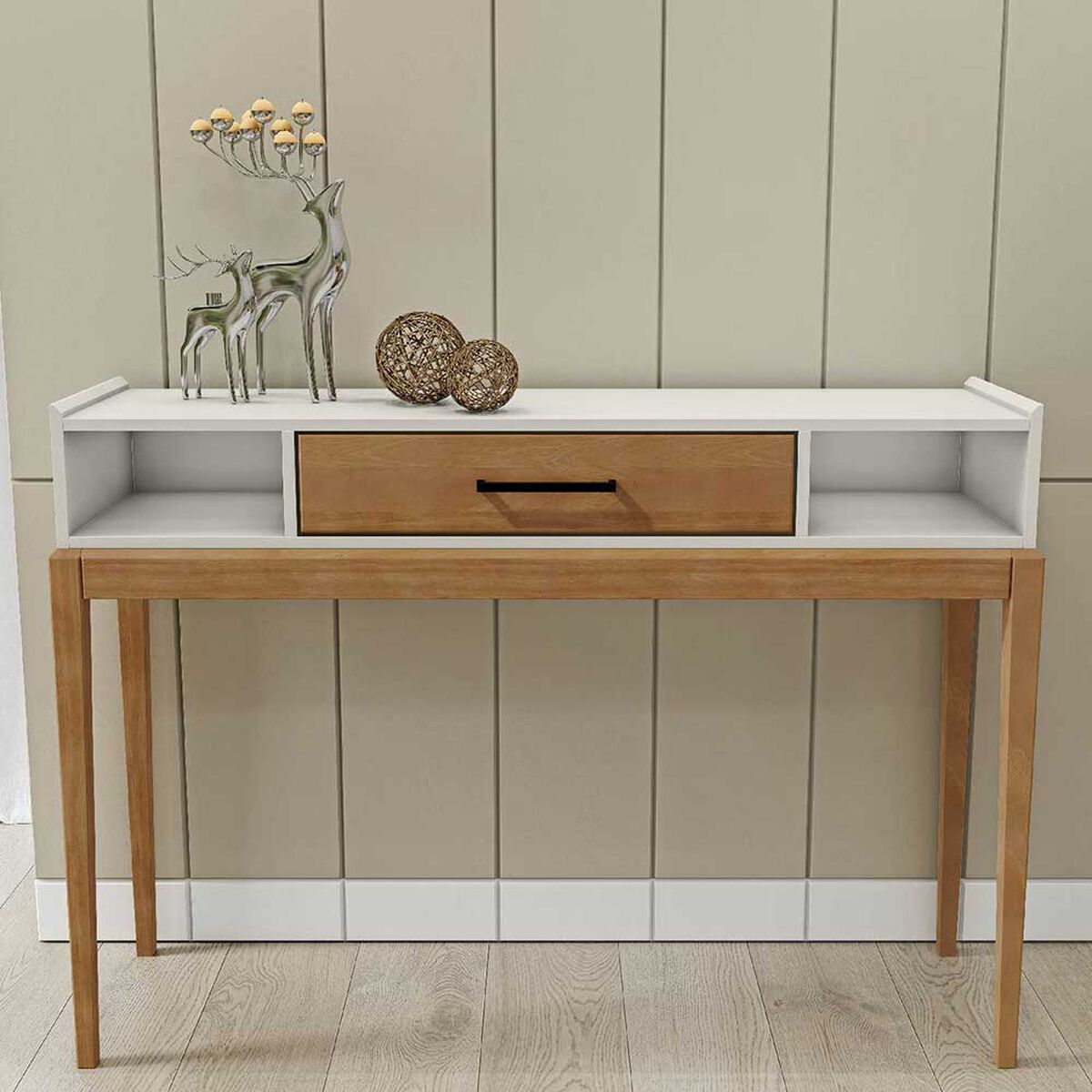 Mesa de Arrimo Roca Tucumán Blanco Canela