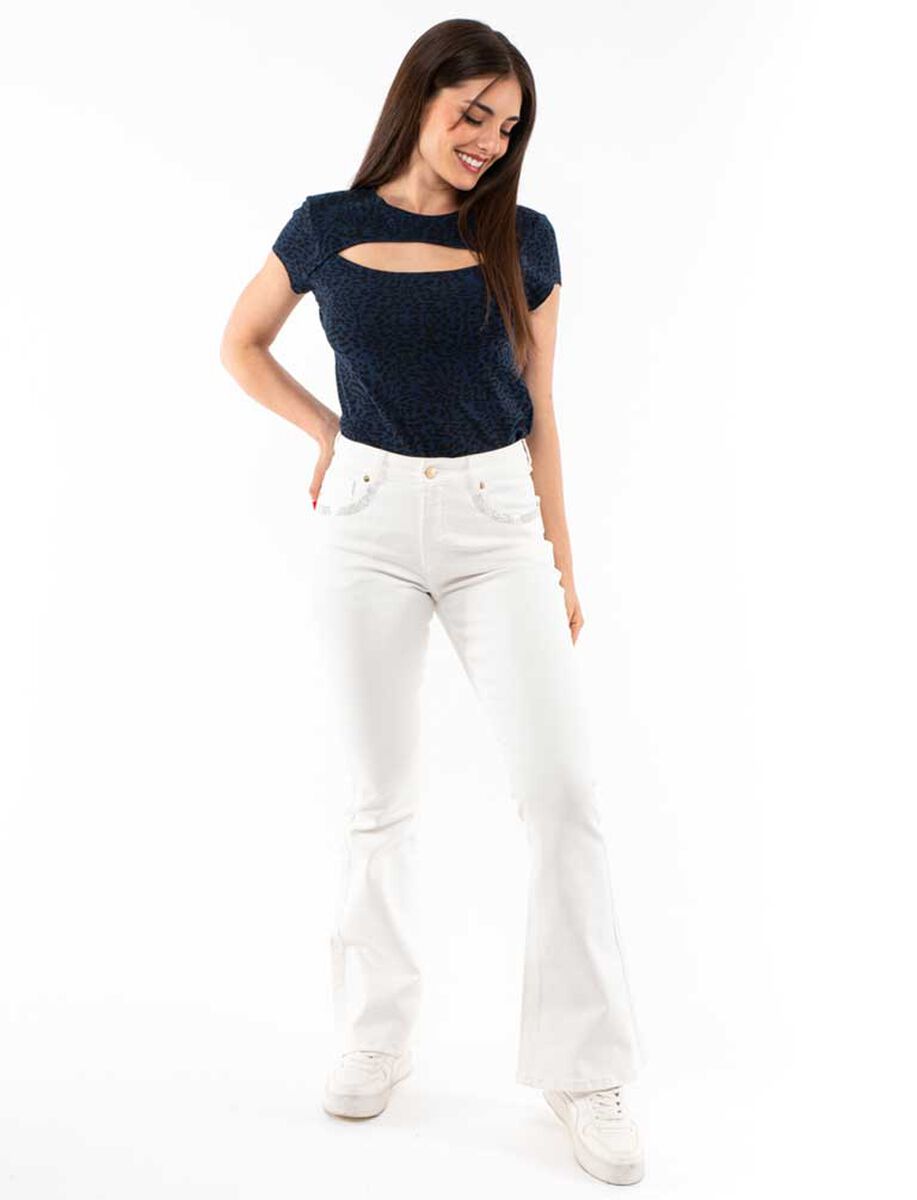 Jeans Flare Mujer Fiorucci