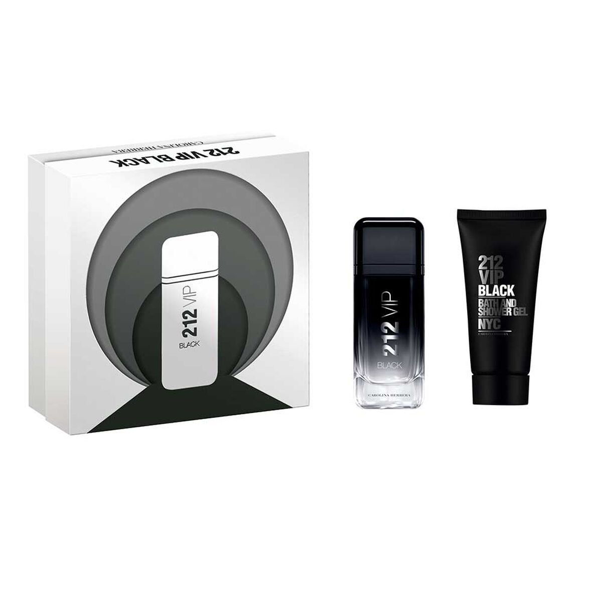 Set de Perfume Carolina Herrera 212 Vip Black EDP 100 ml + Shower Gel 100 ml