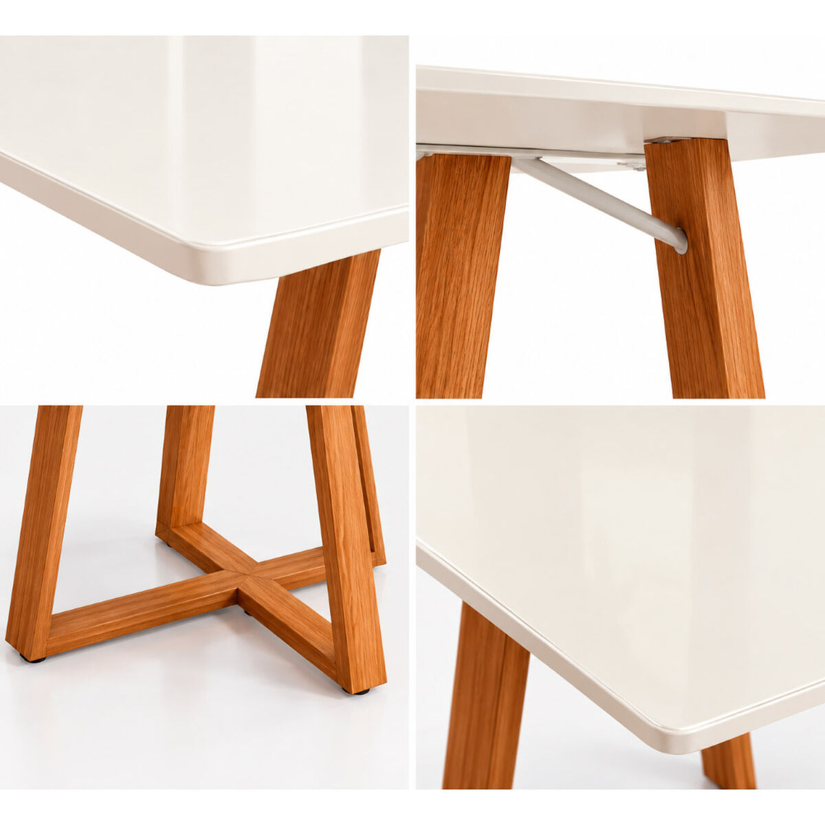 Juego de Comedor Roca Florencia 6 Sillas Canela Beige