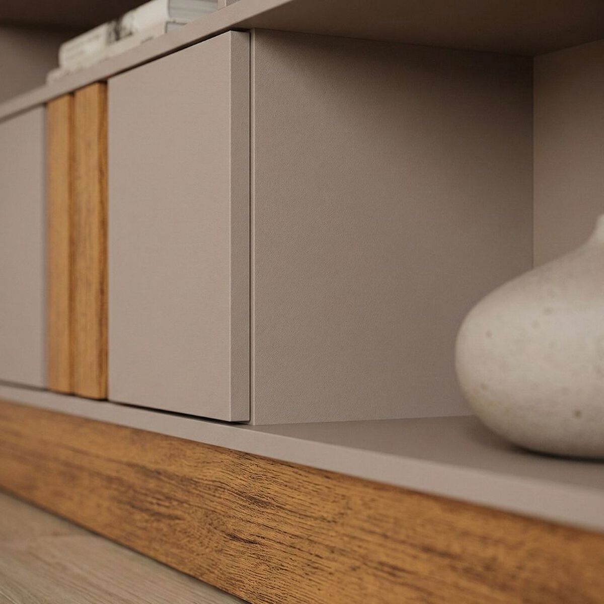 Estante TV Exit Fortaleza Hasta 60" Gris