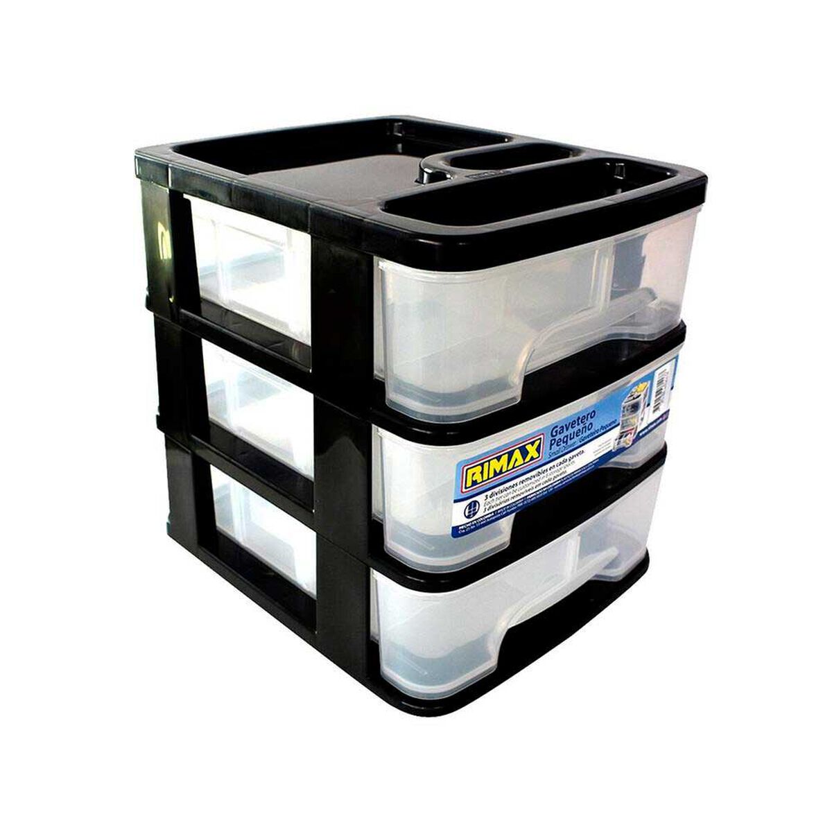 Organizador Pl&aacute;stico Rimax Rx7117 3 Cajones