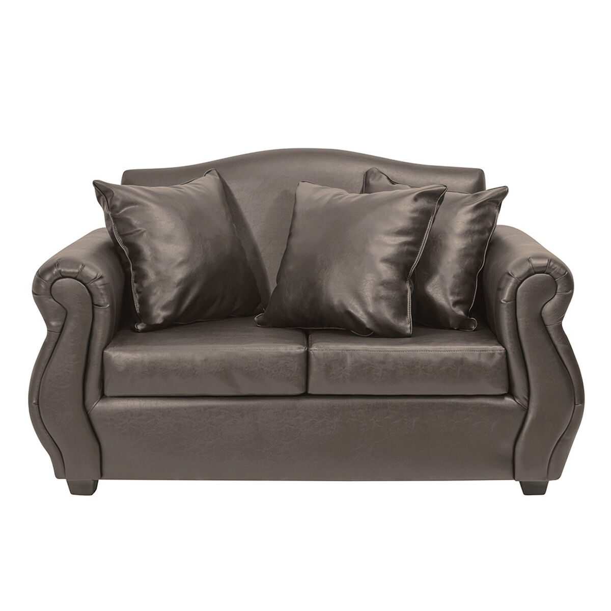 Sof&aacute; Innovamuebles Azucena 2 Cuerpos Caf&eacute; Envejecido&nbsp;